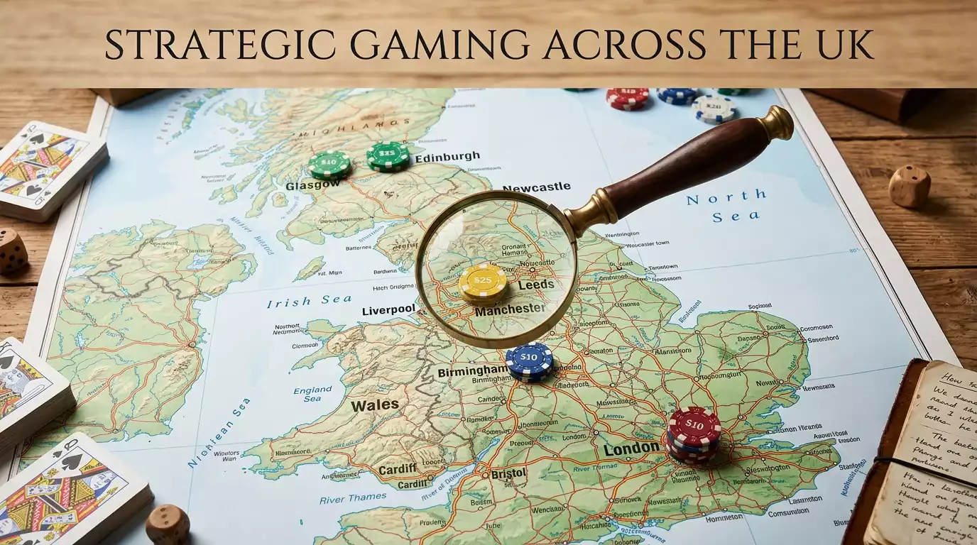 Map of UK showing UKGC-licensed operators covered by GamStop exclusion network