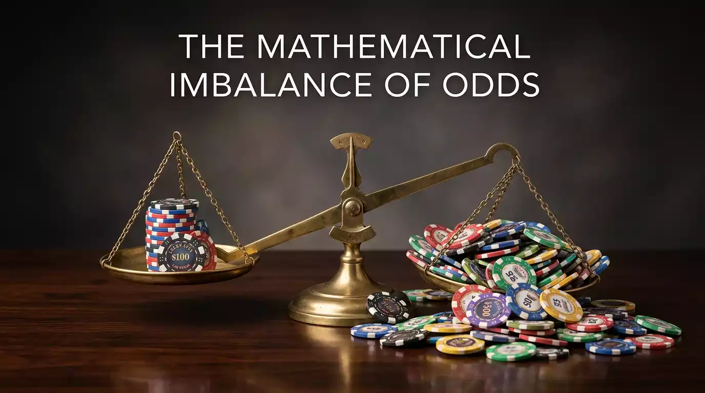 Expected loss calculation showing 50x wagering cost versus player starting balance